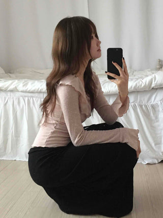 Feminine Frill Long Sleeve T-shirt