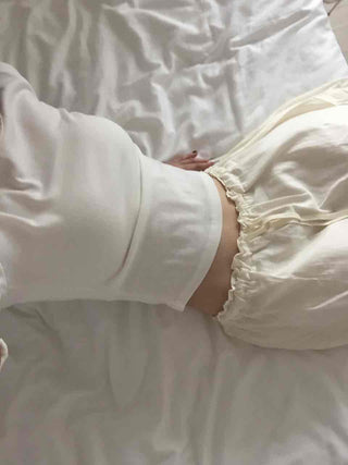 Natural Plain 3/4 Sleeve Long-Sleeve T-Shirt
