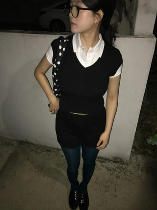 Ropi Geek Chic Layered Short Sleeve Shirt