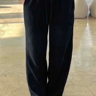 Comfort Y2K Cotton Plain Long Pants