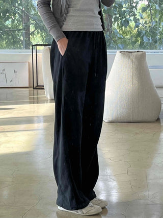 Comfort Y2K Cotton Plain Long Pants