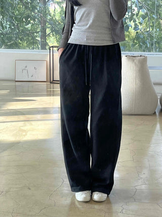 Comfort Y2K Cotton Plain Long Pants