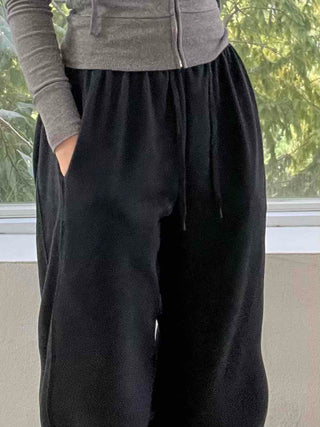 Comfort Y2K Cotton Plain Long Pants