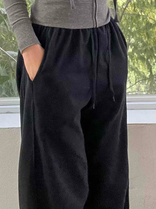 Comfort Y2K Cotton Plain Long Pants