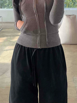 Comfort Y2K Cotton Plain Long Pants
