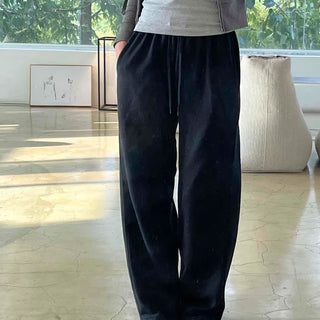 Comfort Y2K Cotton Plain Long Pants