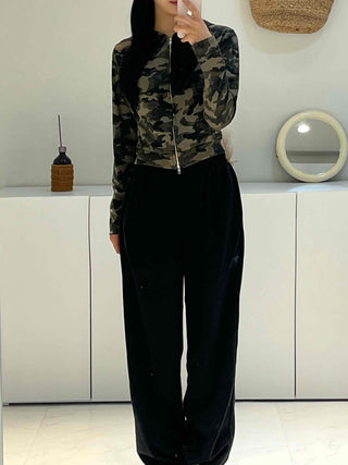 Comfort Y2K Cotton Plain Long Pants