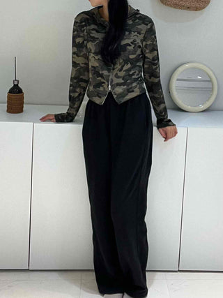 Comfort Y2K Cotton Plain Long Pants