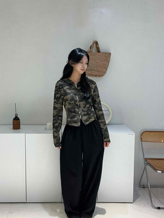 Comfort Y2K Cotton Plain Long Pants