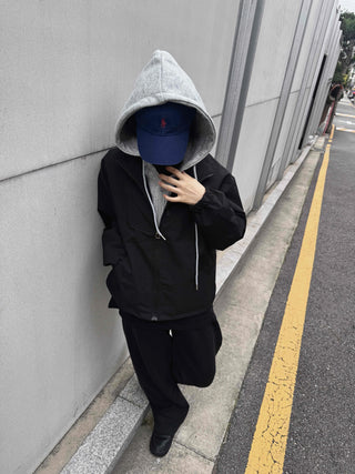 Pure Outer Plain Oversized Jumper