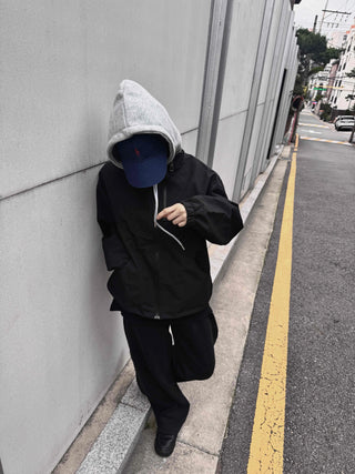 Pure Outer Plain Oversized Jumper