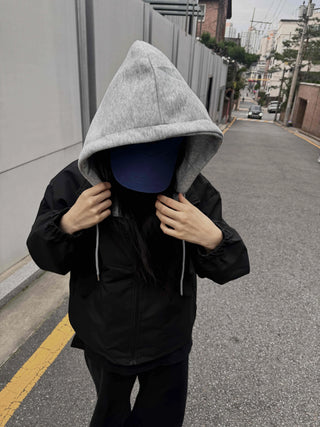 Pure Outer Plain Oversized Jumper