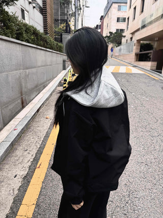 Pure Outer Plain Oversized Jumper
