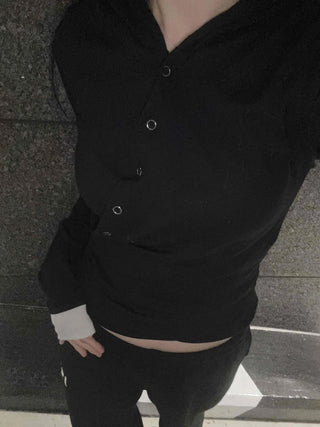 Street Snap Hoodie Long Sleeve T-shirt