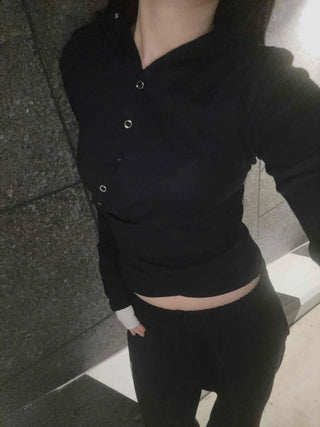 Street Snap Hoodie Long Sleeve T-shirt