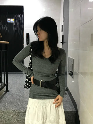Vino U-neck Ribbed Knit Dress