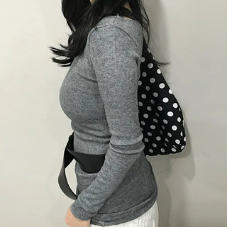 Vino U-neck Ribbed Knit Dress