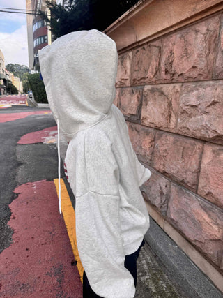 Basic American Plain Zip-up Hoodie