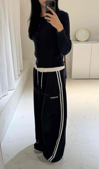 Comfort Polo Viscose Round Neck Cardigan