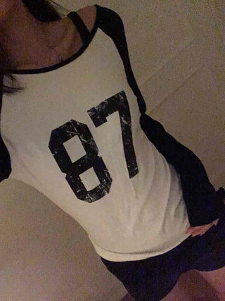 Effortless Chic Raglan Cotton Basic Long-Sleeve T-Shirt