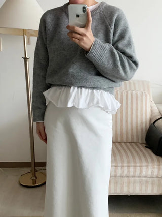 Shue Frill Flare Layered Long Sleeve T-shirt