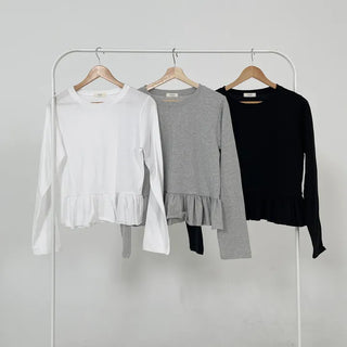 Shue Frill Flare Layered Long Sleeve T-shirt