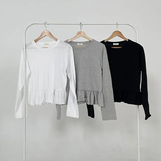 Shue Frill Flare Layered Long Sleeve T-shirt