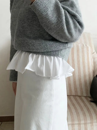 Shue Frill Flare Layered Long Sleeve T-shirt