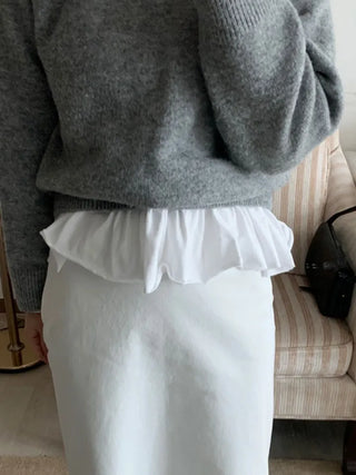 Shue Frill Flare Layered Long Sleeve T-shirt