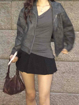 Pure Suede Plain Jumper
