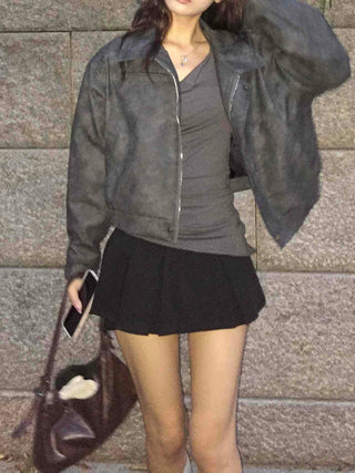 Pure Suede Plain Jumper
