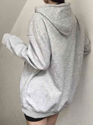 Kitsch Lettering Leopard Hoodie