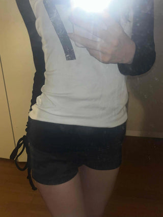 Simple Trendy Camo Color Block Shorts