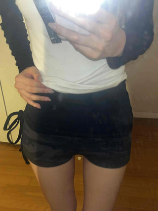 Simple Trendy Camo Color Block Shorts