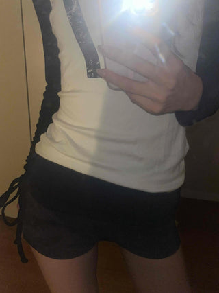 Simple Trendy Camo Color Block Shorts