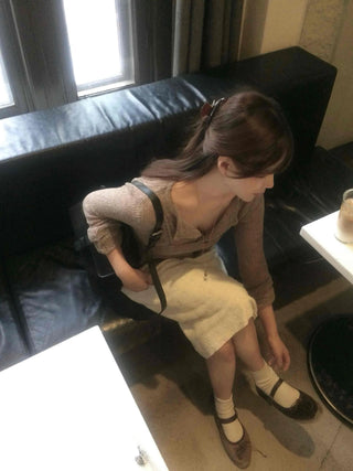 Cozy Slim Fit Lace Midi Skirt