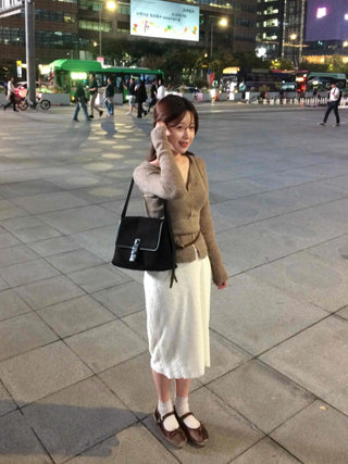 Cozy Slim Fit Lace Midi Skirt