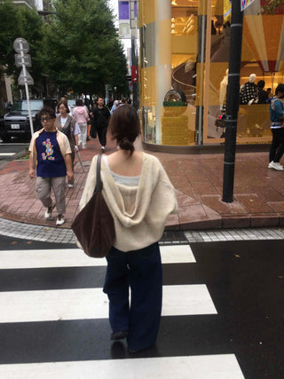 Oversized Shawl Collar Knit Cardigan