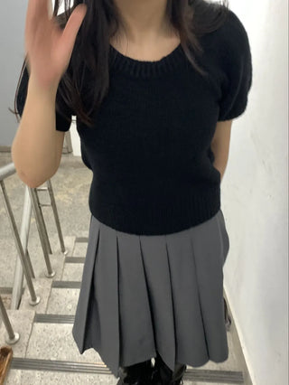 Classic Tennis A-Line Midi Skirt