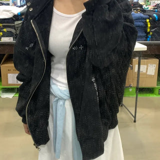Oversized Standard Casual Zip-up