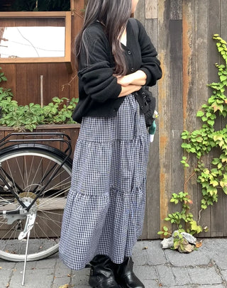 Loose Fit V-Neck Knit Cardigan
