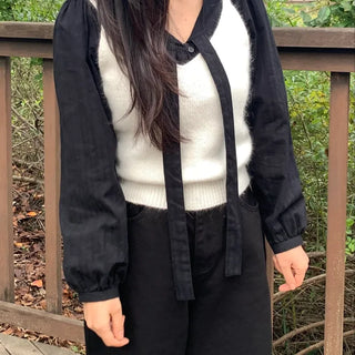 V-neck Knit Sleeveless Top