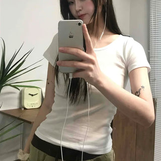 Slim Fit Basic Round Neck T-shirt