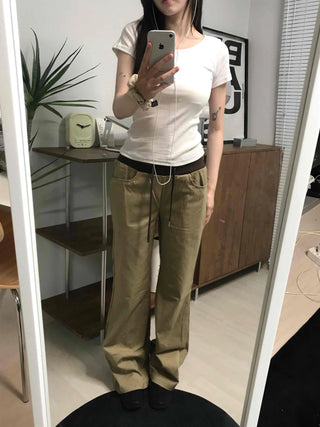 Slim Fit Basic Round Neck T-shirt