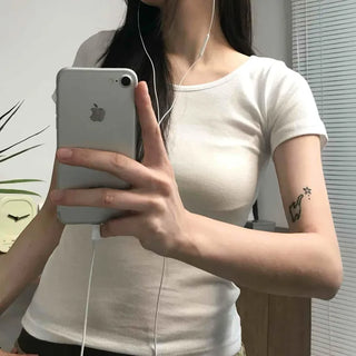 Slim Fit Basic Round Neck T-shirt