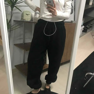 Elastic Waist Wide Pintuck Jogger Pants