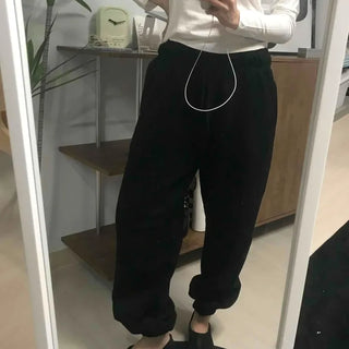 Elastic Waist Wide Pintuck Jogger Pants