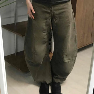 Loose Fit Wide Straight Balloon Pants