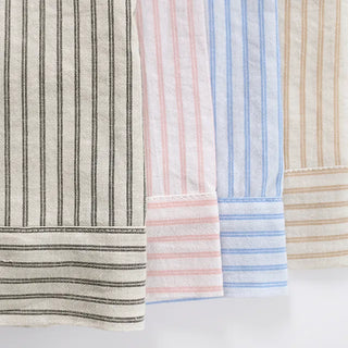 Kiki Stripe Linen Crop Shirt