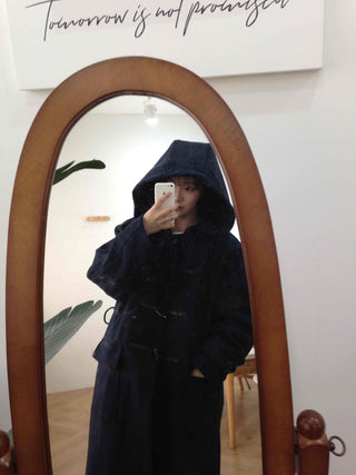 Soft Tailored Wool Blend Double-Button Jacket